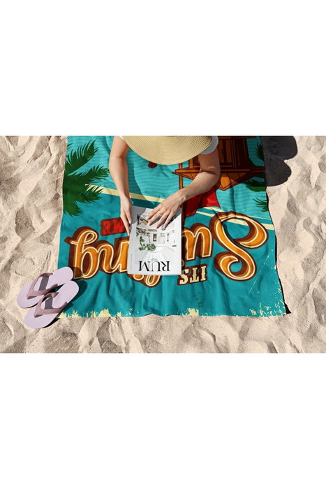Mijölnir Hawaii 90 Toalla de Playa Multicolor Microfibra 90 x 150 cm